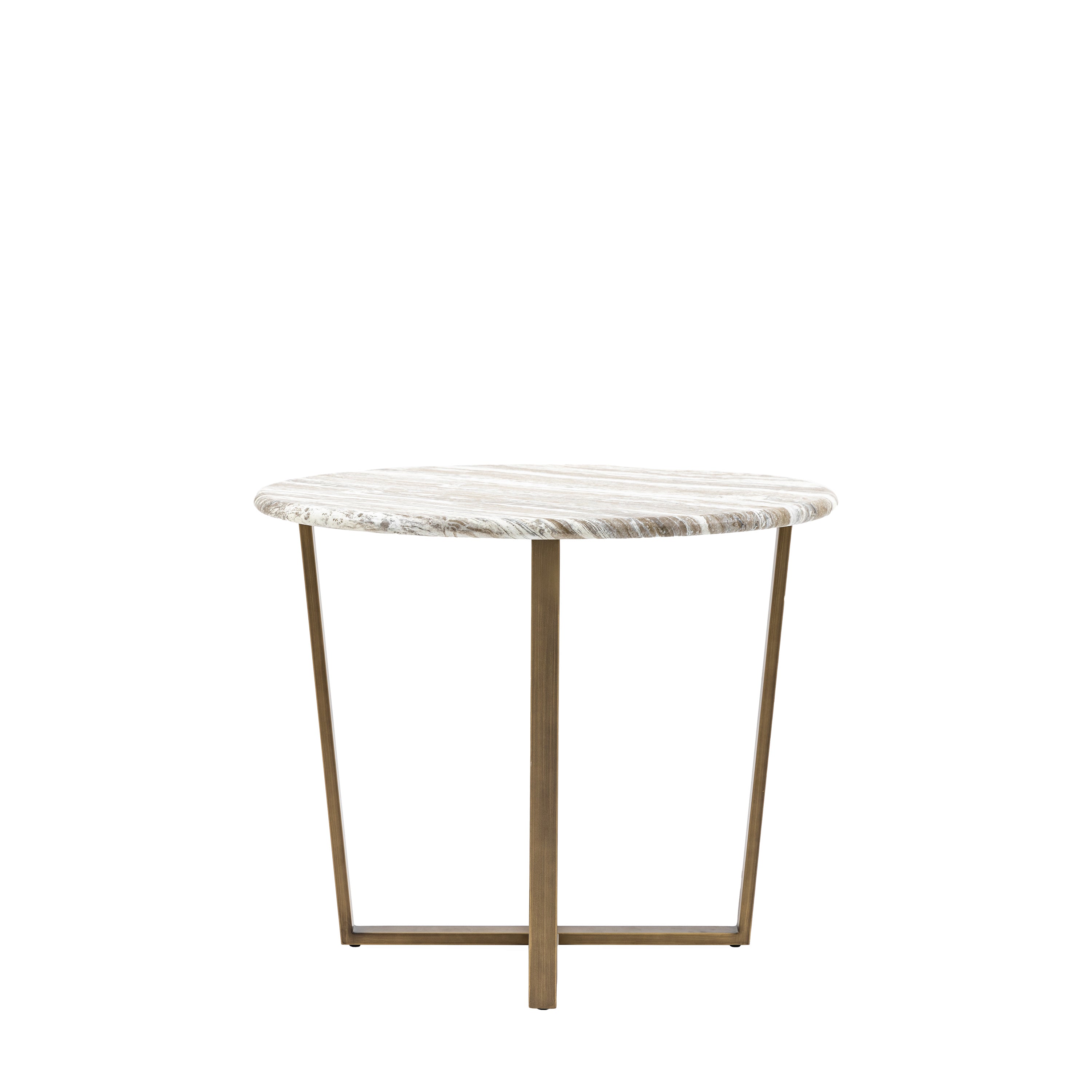 Bilbao Gold & White/Green Marble Effect Round Dining Table | 2 Seater